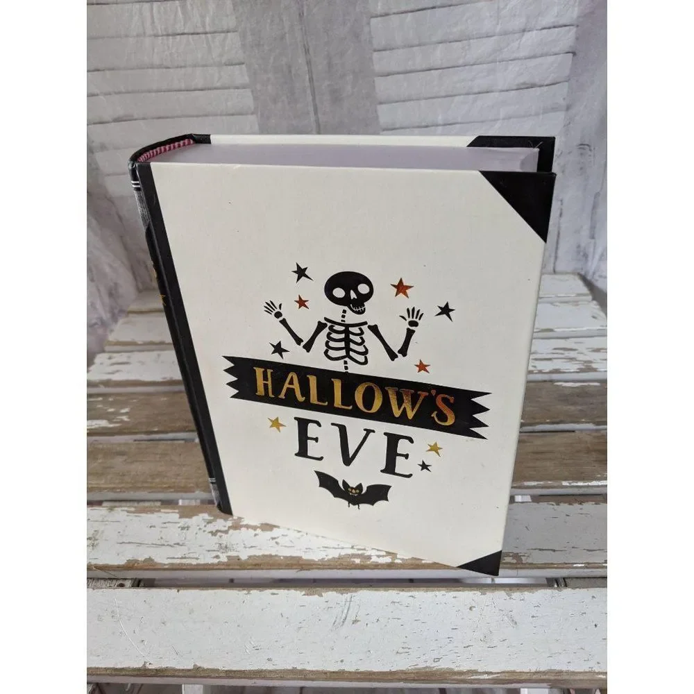 Halloween prop‎ book skeleton decor home